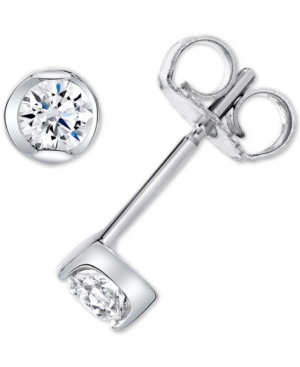 image of Sirena Diamond Stud Earrings (1/2 ct. t.w.) in 14k White Gold