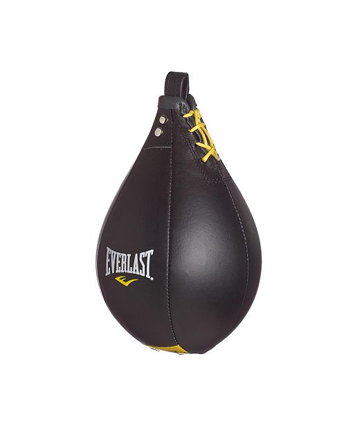Everlast Leather Speed Bag Black Large & Reviews - Home - Macy&#39;s