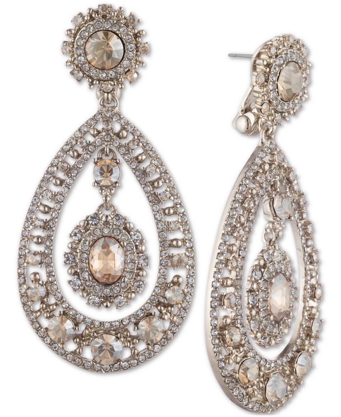 Marchesa Crystal Filigree Chandelier, Diamond Chandelier Earrings Macys