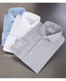 Calvin Klein Men's STEEL Slim-Fit Non-Iron Stretch Performance Dress Shirt