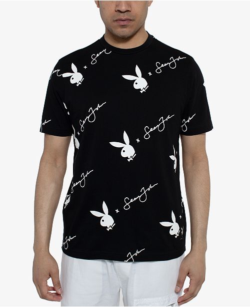 Sean John Men S Playboy Collection Logo T Shirt Reviews T