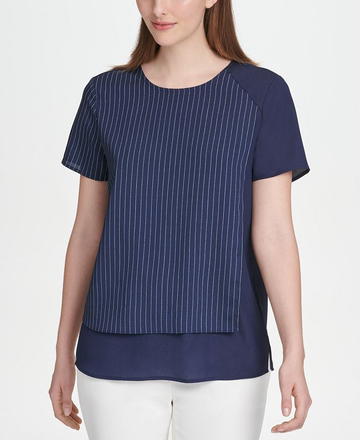Striped Crewneck Top