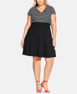 plus size sailor dress