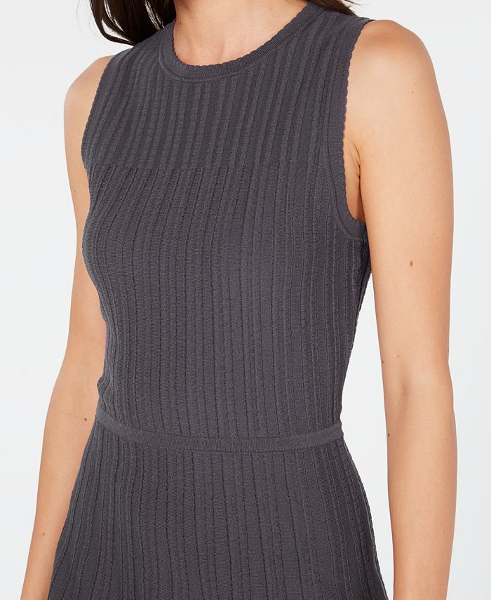 Anne Klein Fit & Flare Sweater Dress - Macy's