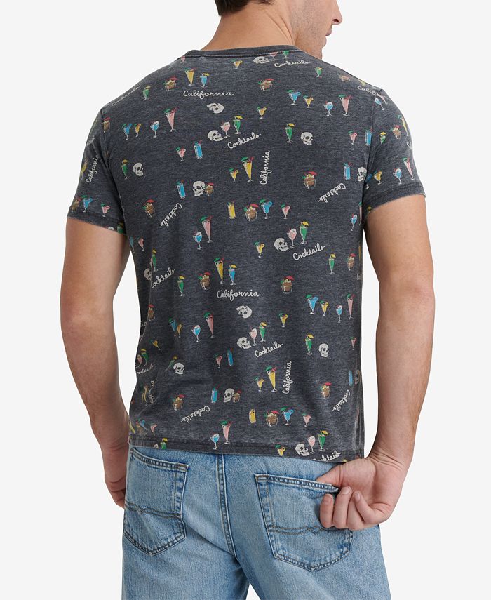 Lucky Brand Men's All Over Print Graphic & Reviews - T-Shirts - Men ...