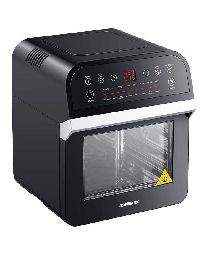 GoWISE USA 12.7Qt 15in1 Air Fryer Oven with 10 Accessories Macy's