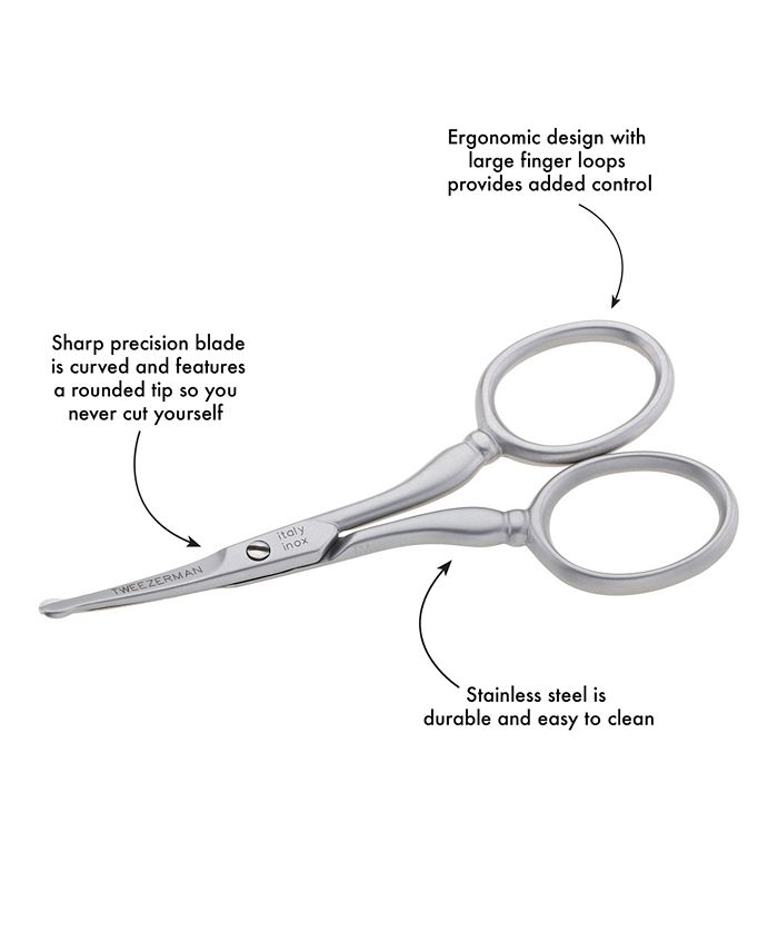 Tweezerman GEAR Men's Facial Hair Scissors Macy's