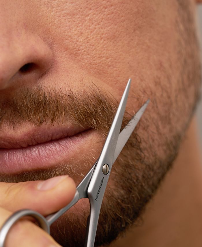 Tweezerman GEAR Men's Moustache Scissors with Comb Macy's