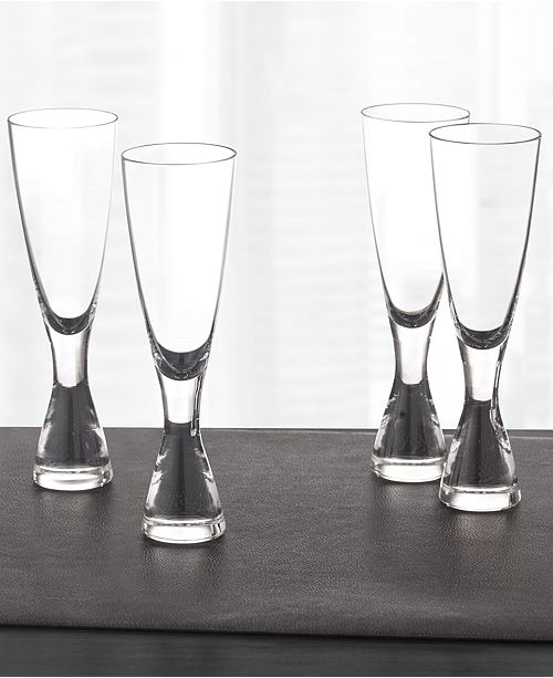 Hotel Collection CLOSEOUT! Plateau Champagne Glasses, Set of 4, Created