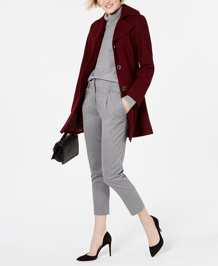 INC International Concepts INC Skirted Walker Coat, Created for Macy's ...