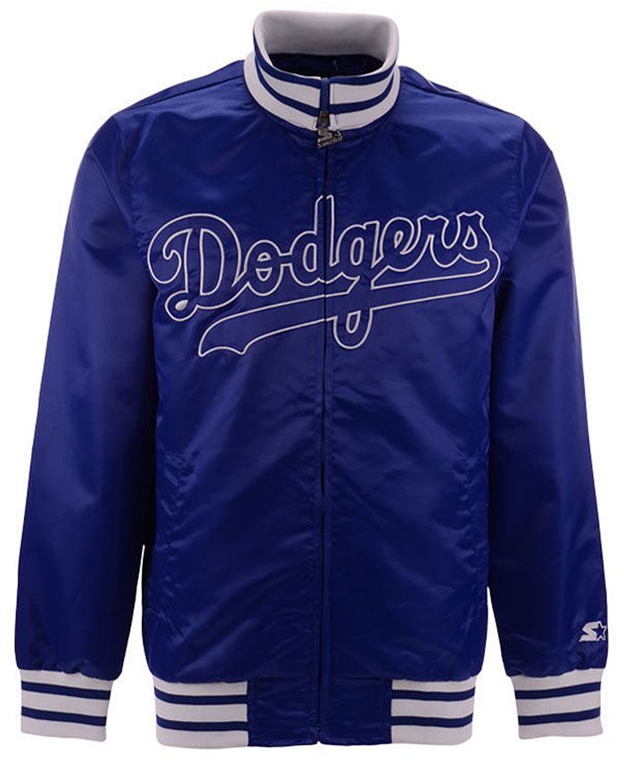 Starter Men's Los Angeles Dodgers Captain Coop Satin Jacket - Macy's