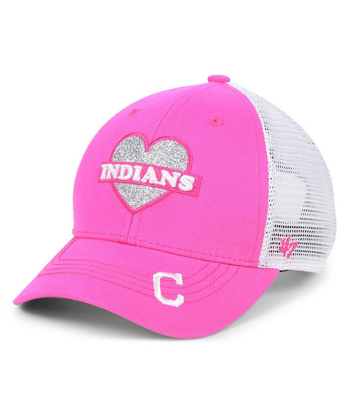 '47 Brand Girls' Cleveland Indians Sweetheart Meshback MVP Cap ...