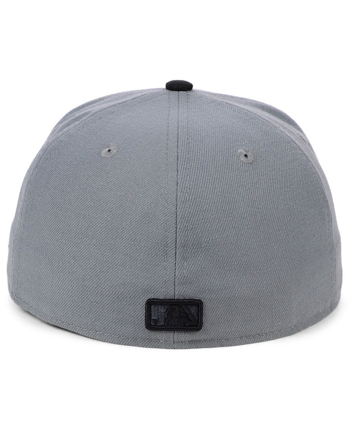 Shop New Era New York Yankees Basic Gray Black 59fifty Fitted Cap In Gray,black