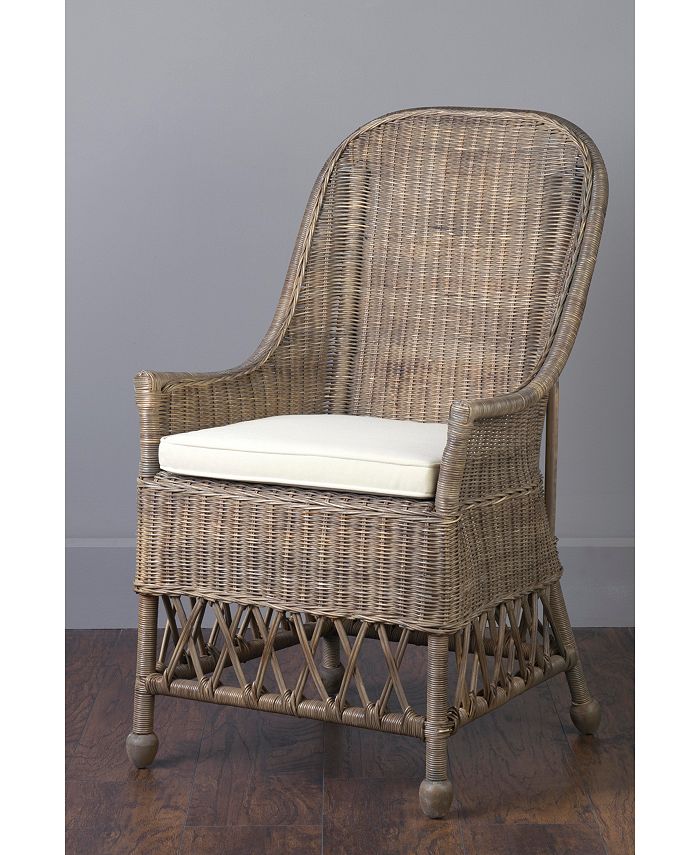 East At Main Marietta Rattan Accent Chair - Macy's