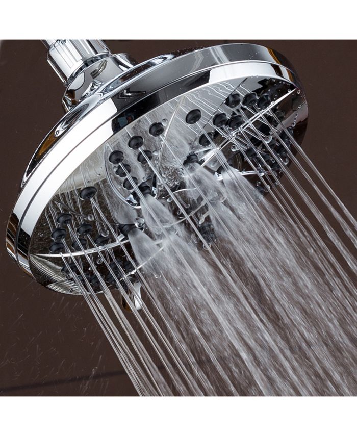 Aquadance High Pressure 6Setting Premium Rain Shower Head Macy's