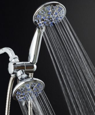 Antimicrobial 30-setting Shower Combo  Sunset Blue Jets
