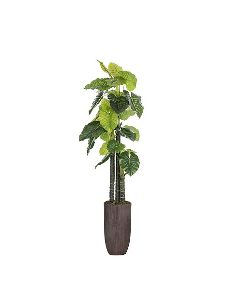 Laura Ashley 86 25 Tall Elephant Ears Artificial Indoor Outdoor