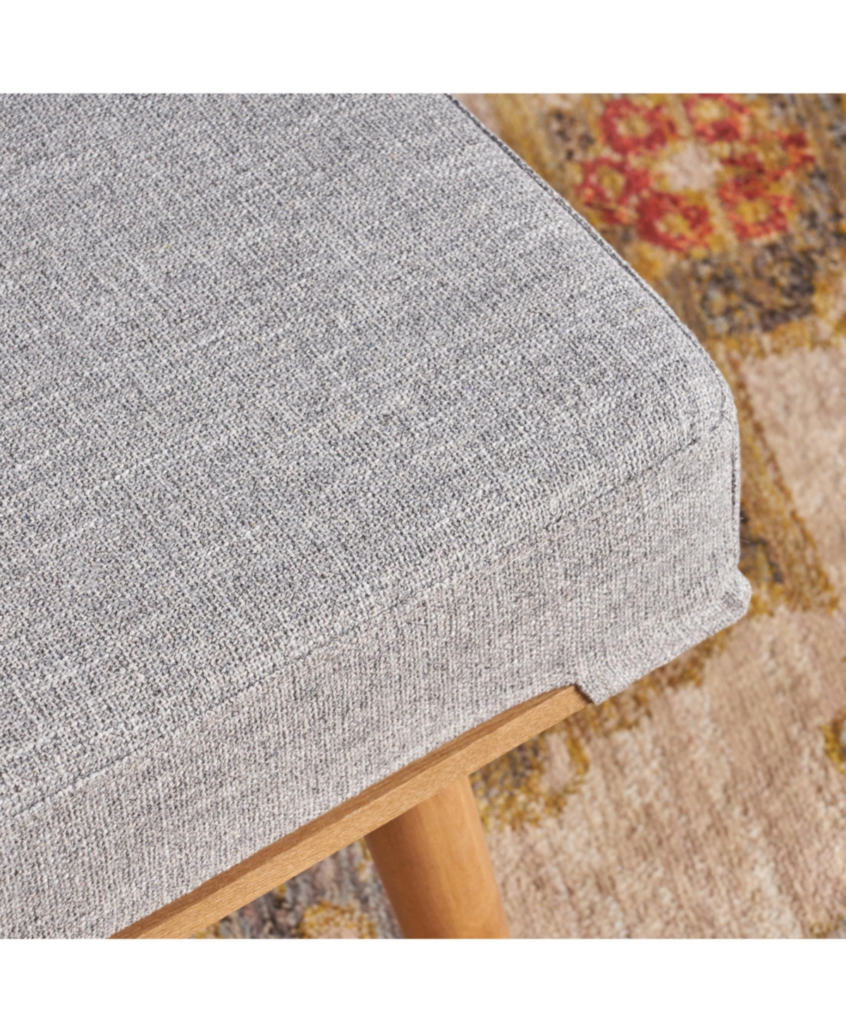 Noble House Ilya Storage Bench In Grey