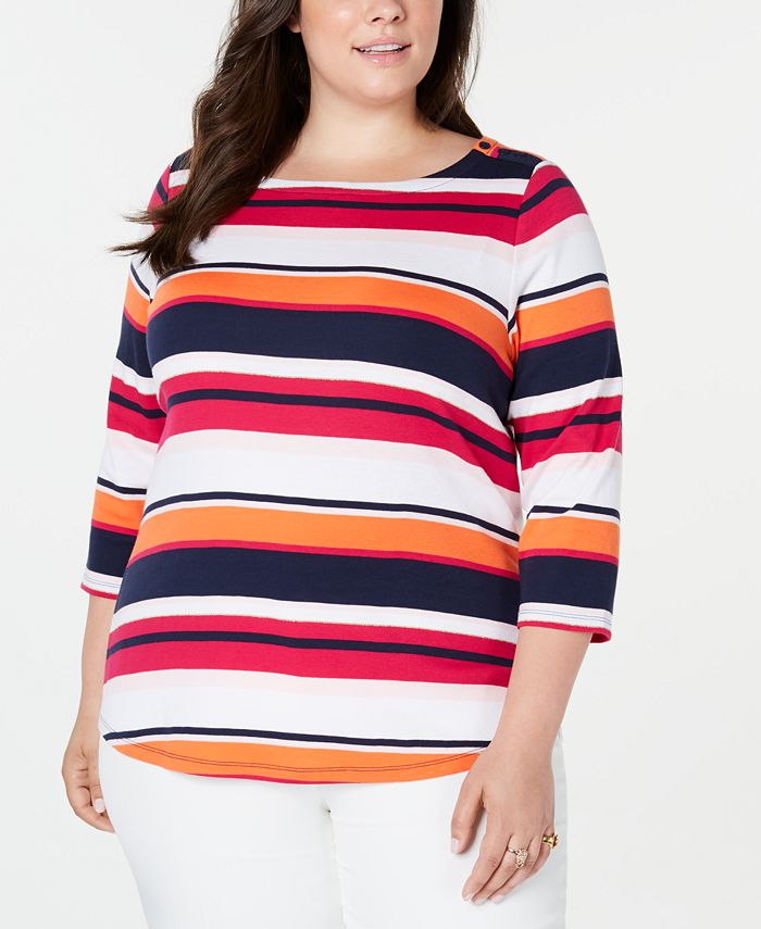 Macy's charter club plus size tops new arrivals