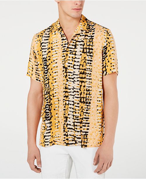 Inc Men S Animal Print Shirt Created For Macy S