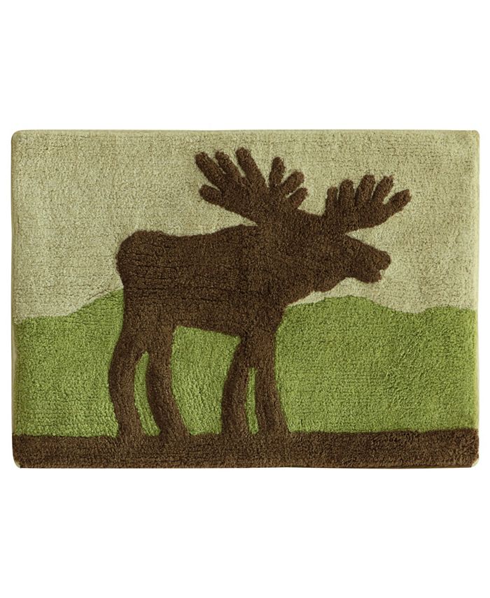 Bacova Lodge Moose Bath Rug 22"x30" Macy's