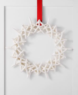 Holiday Lane - Seaside Glitter Starfish Wreath