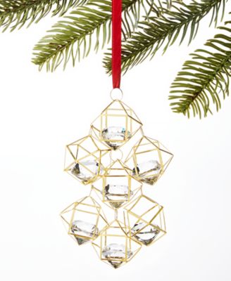 Holiday Lane - Shine Bright Gold Shape Ornament