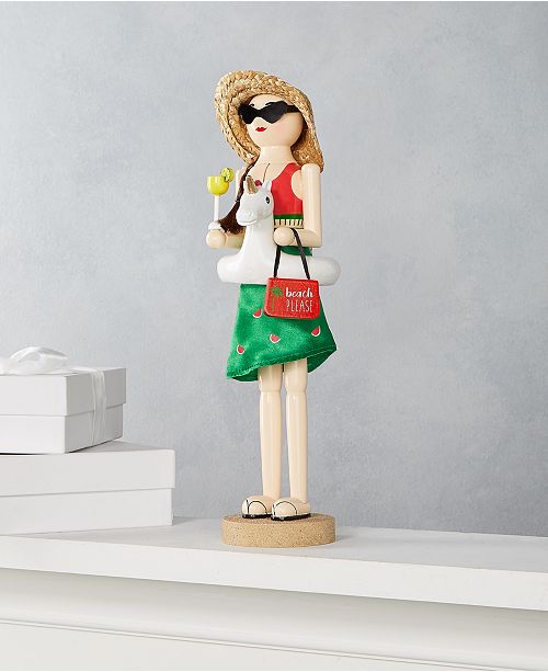 Holiday Lane Beach Girl Nutcracker, Created for Macy's & Reviews All