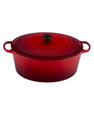15.5 Quart Enameled Cast Iron Oval Dutch Oven