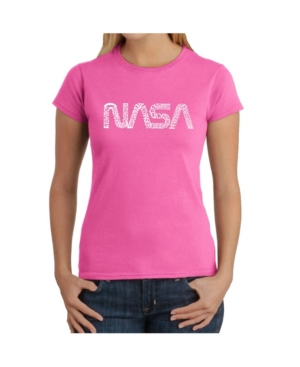 image of Women-s Word Art T-Shirt - Worm Nasa