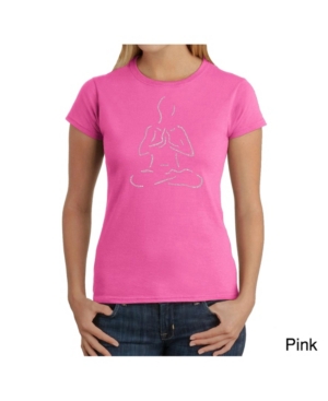 image of Women-s Word Art T-Shirt - Popular Yoga Poses