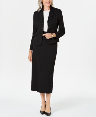 Le Suit - Three-Button Skirt Suit