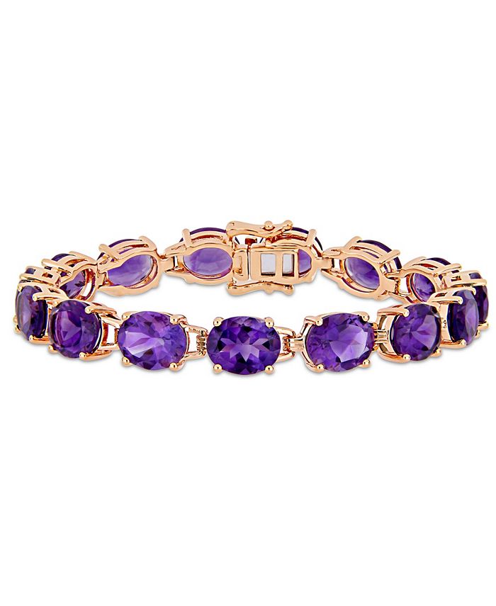 Macy's amethyst bracelet outlet