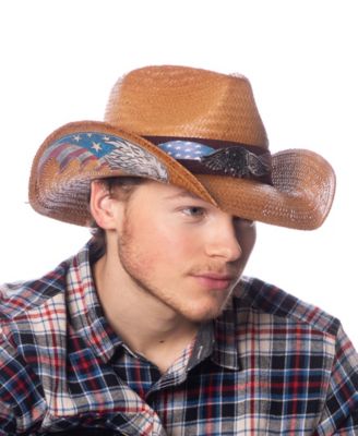 William Cowboy Hat with Eagle Badge 