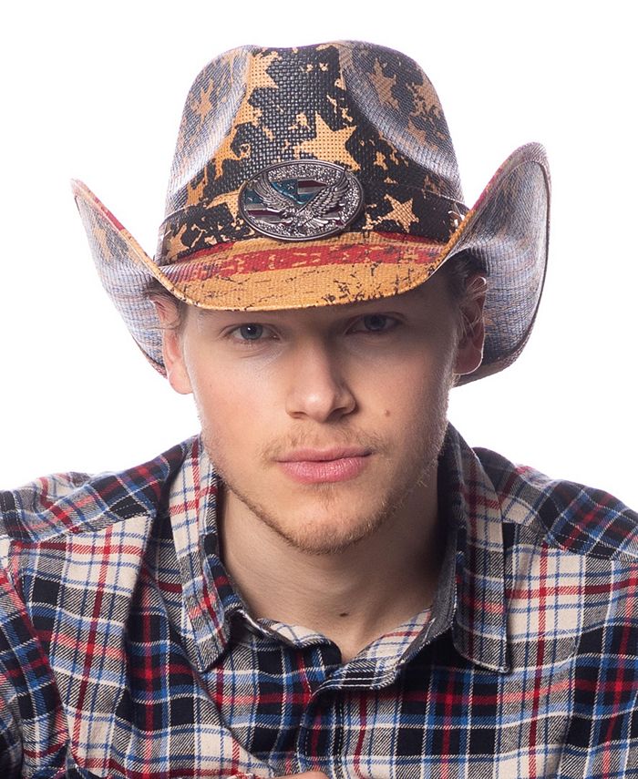 Epoch Hats Company Angela & William American Flag Cowboy Hat & Reviews ...