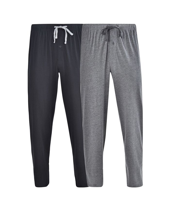 Hanes Platinum Hanes Men's Knit Sleep Pant, 2 Pack - Macy's