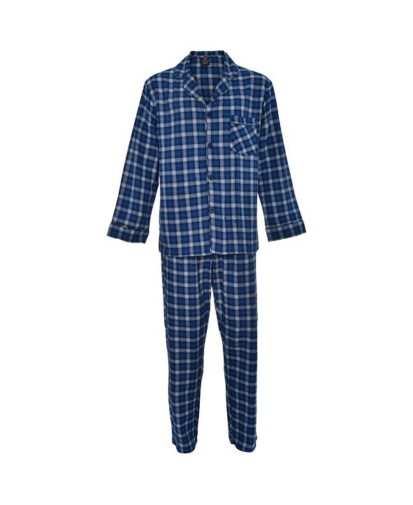Hanes Platinum Hanes Men's Flannel Plaid Pajama Set & Reviews Pajamas