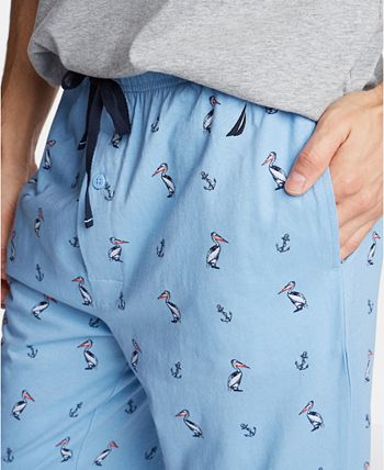 Nautica Men's Printed Cotton Pajama Pants & Reviews - Pajamas & Robes ...