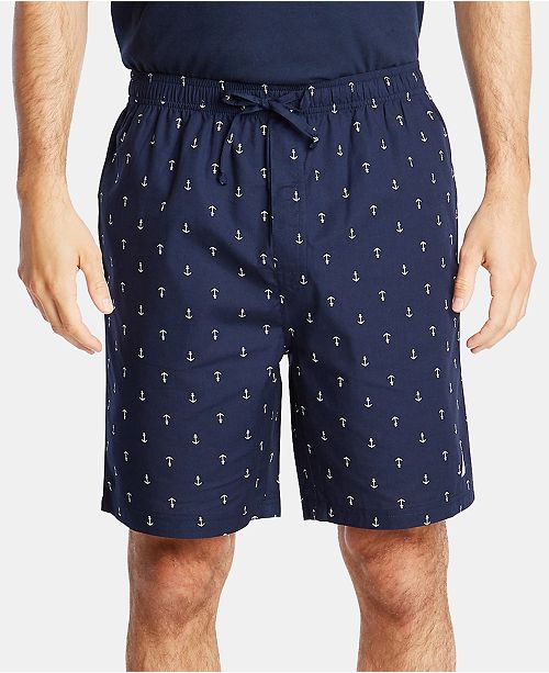 Nautica Men's Cotton AnchorPrint Pajama Shorts & Reviews Pajamas
