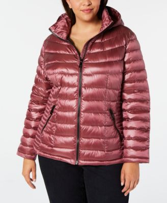 calvin klein puffer coat plus size