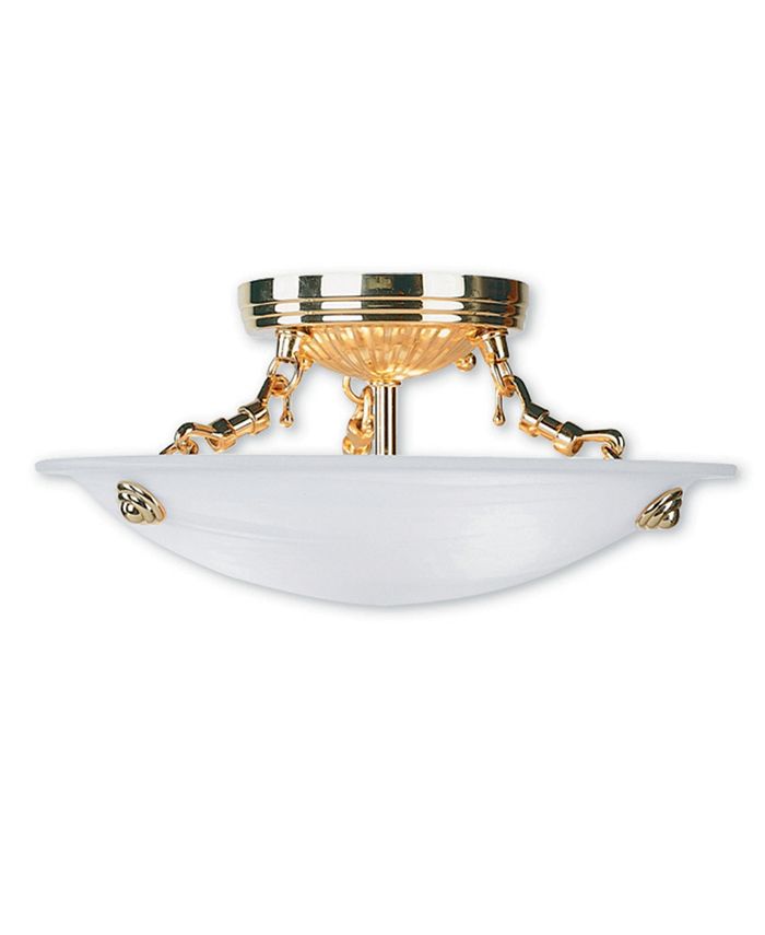 Livex - Oasis 3-Light Ceiling Mount