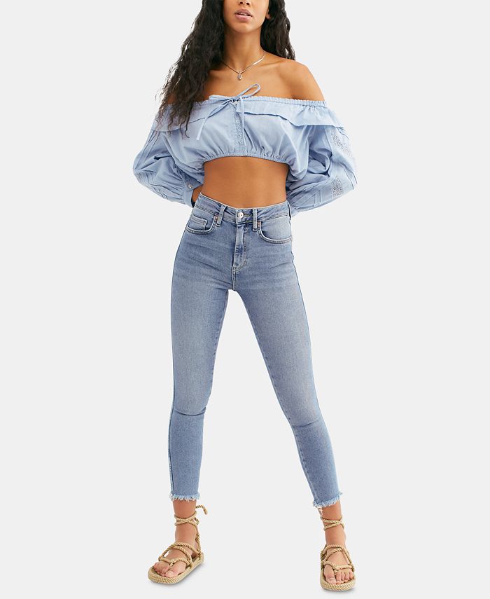 Free People Raw High Rise Jegging - Macy's