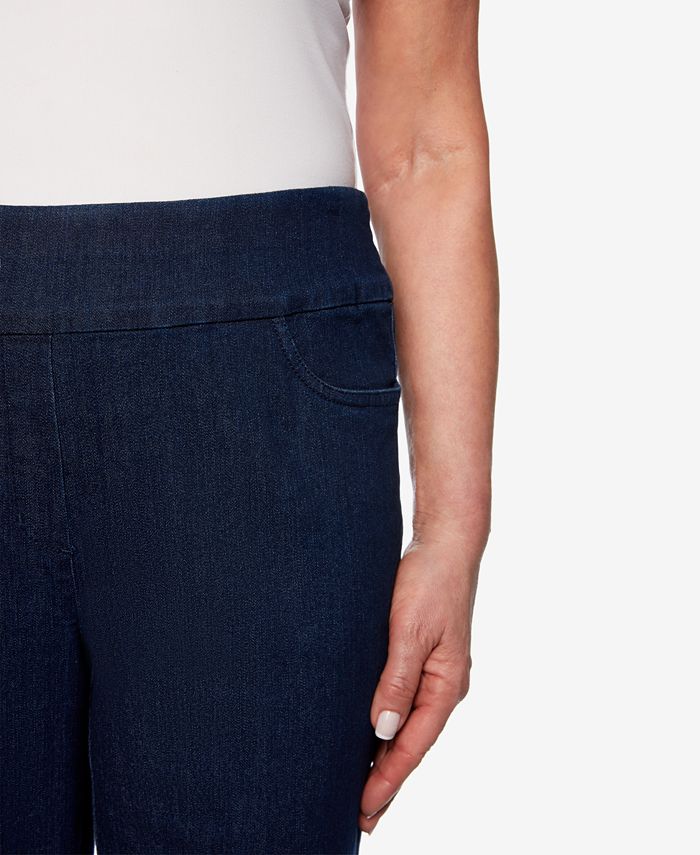 alfred dunner pull on jeans