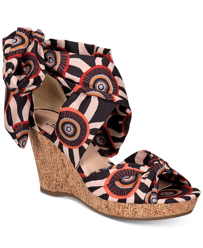 Impo Ovalia Wrap Wedge Sandals Macy's