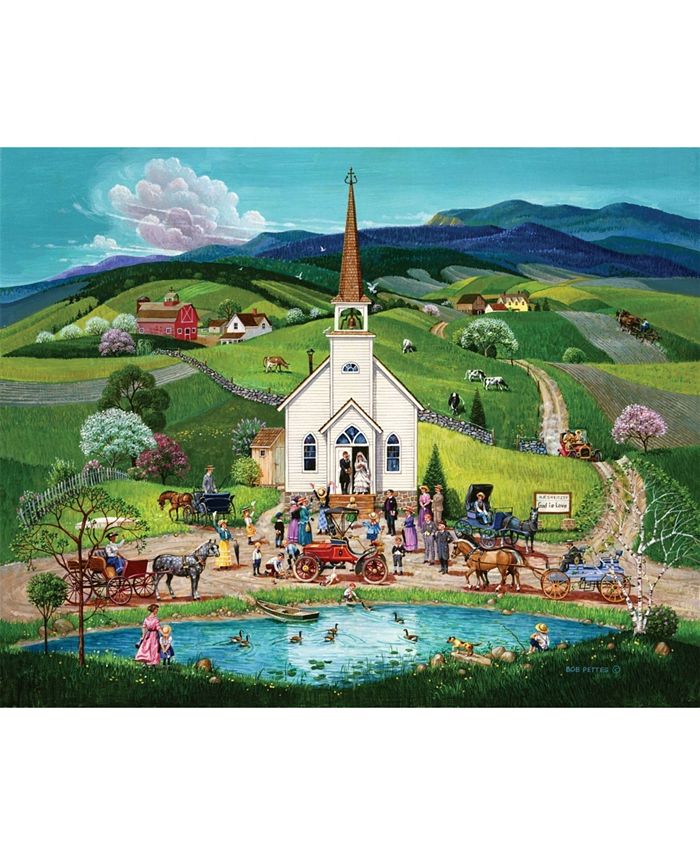 Springbok Puzzles Spring Wedding 100 Piece Jigsaw Puzzle Macy's