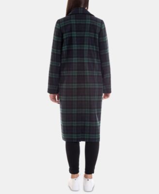Avec Les Filles Plaid Walker Coat