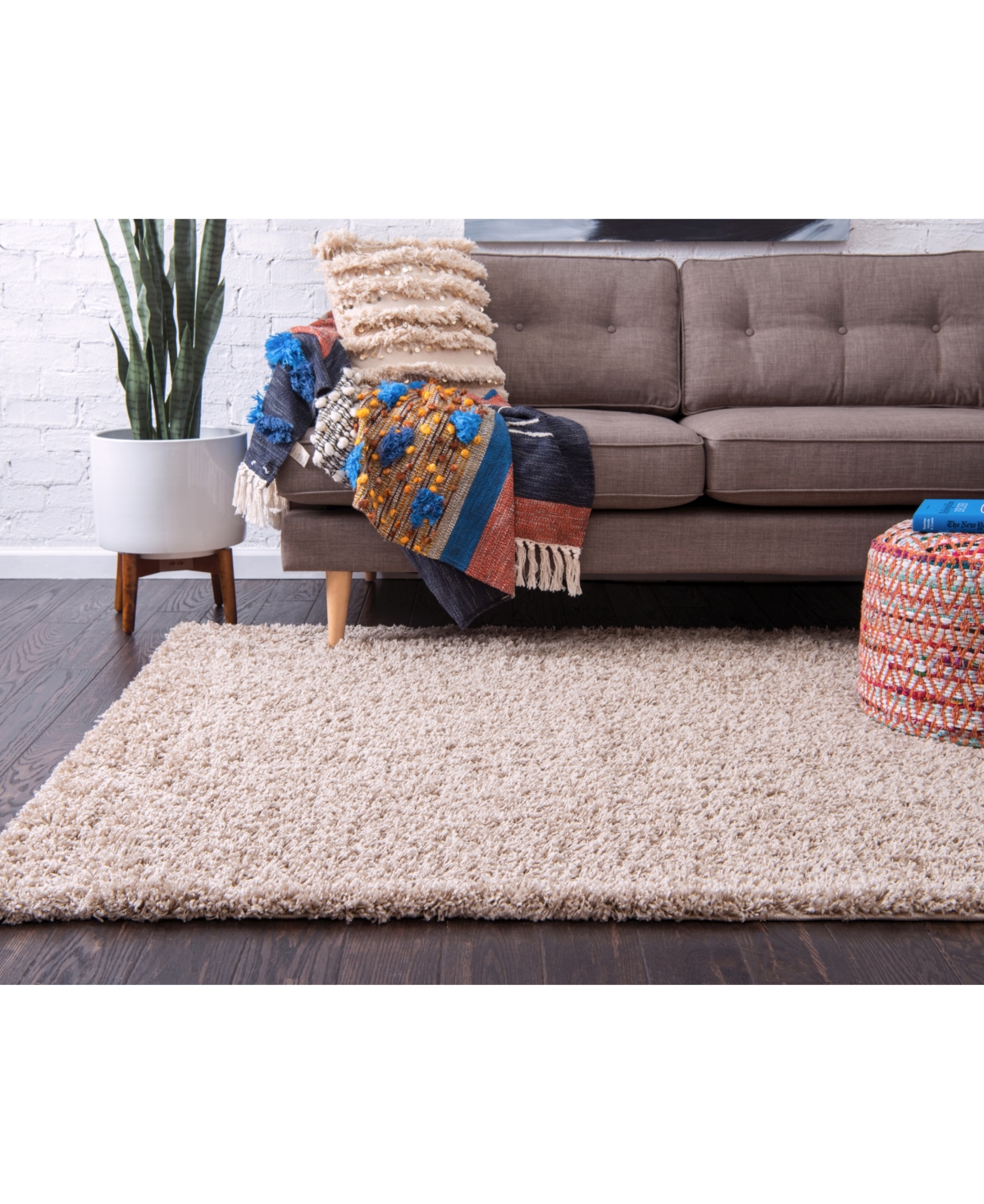 Closeout! Bayshore Home Exact Shag Exs1 5' x 8' Area Rug