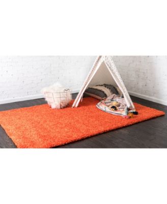 Solid Shag SS1 8' x 11' Area Rug