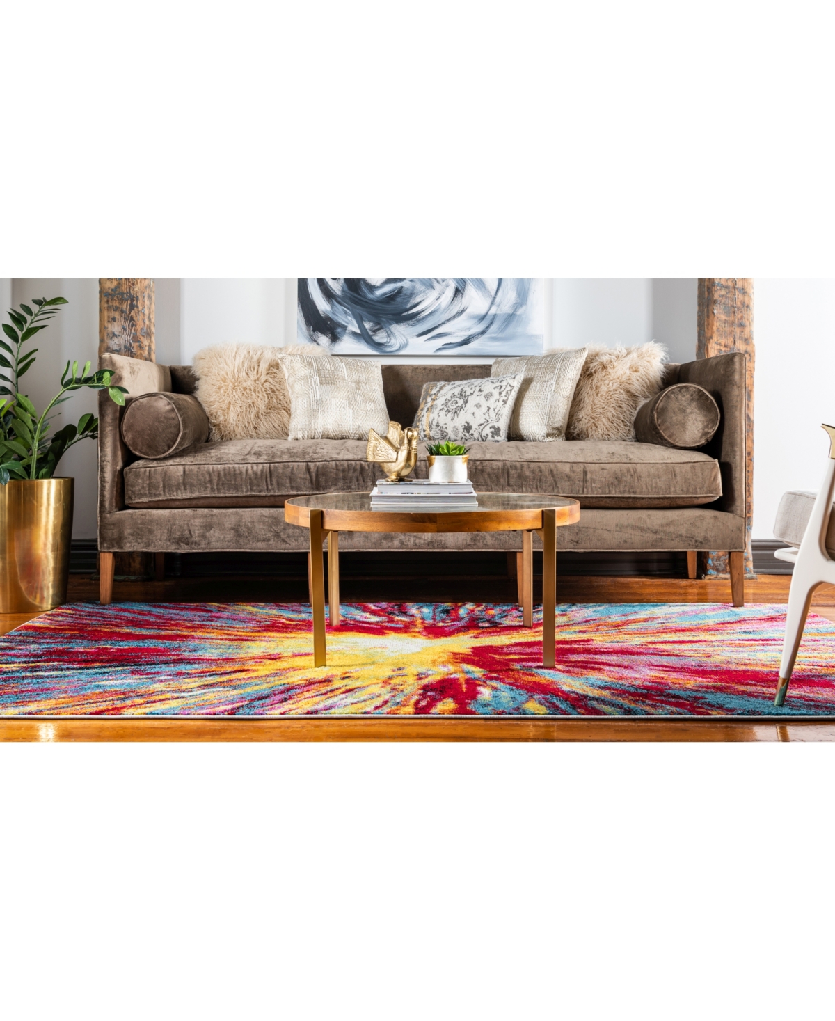 Bayshore Home Pari Par1Area Rug - Multi
