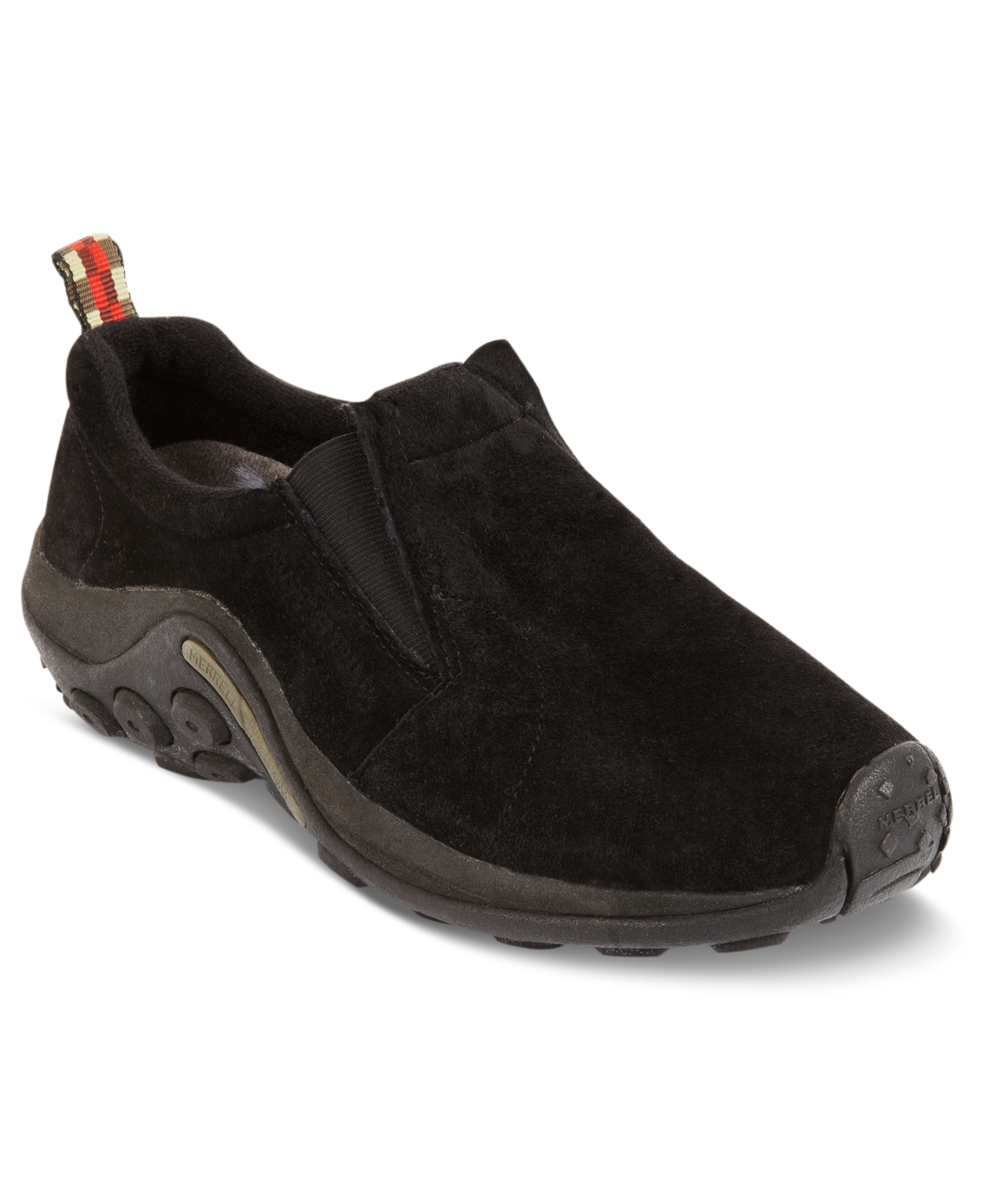 Shop Merrell Jungle Suede Moc Slip-on Shoes In Black Suede